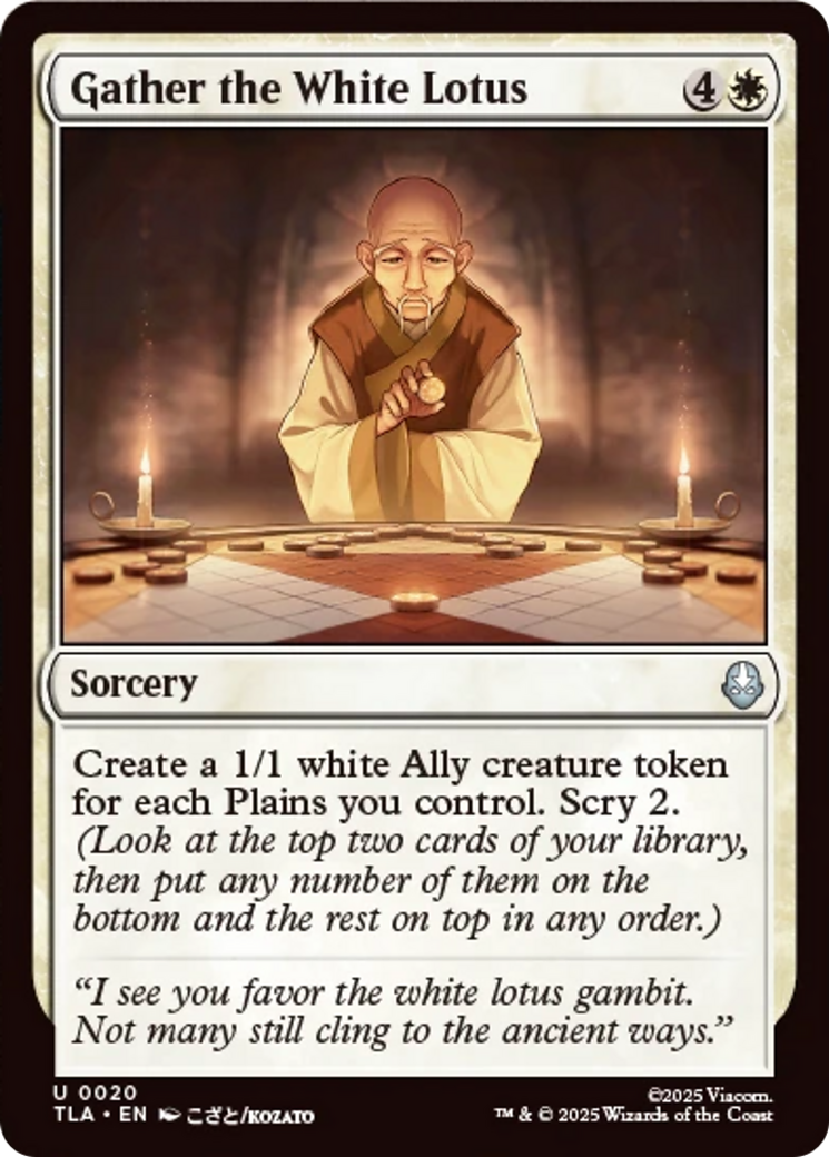 Gather the White Lotus [Avatar: The Last Airbender] | Total Play