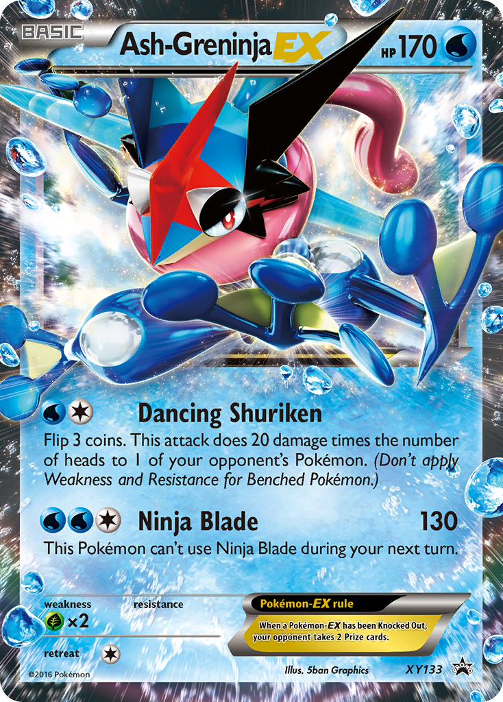 Ash-Greninja EX (XY133) [XY: Black Star Promos] | Total Play