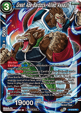 Great Ape Bardock, Allied Assault (P-318) [Tournament Promotion Cards] | Total Play