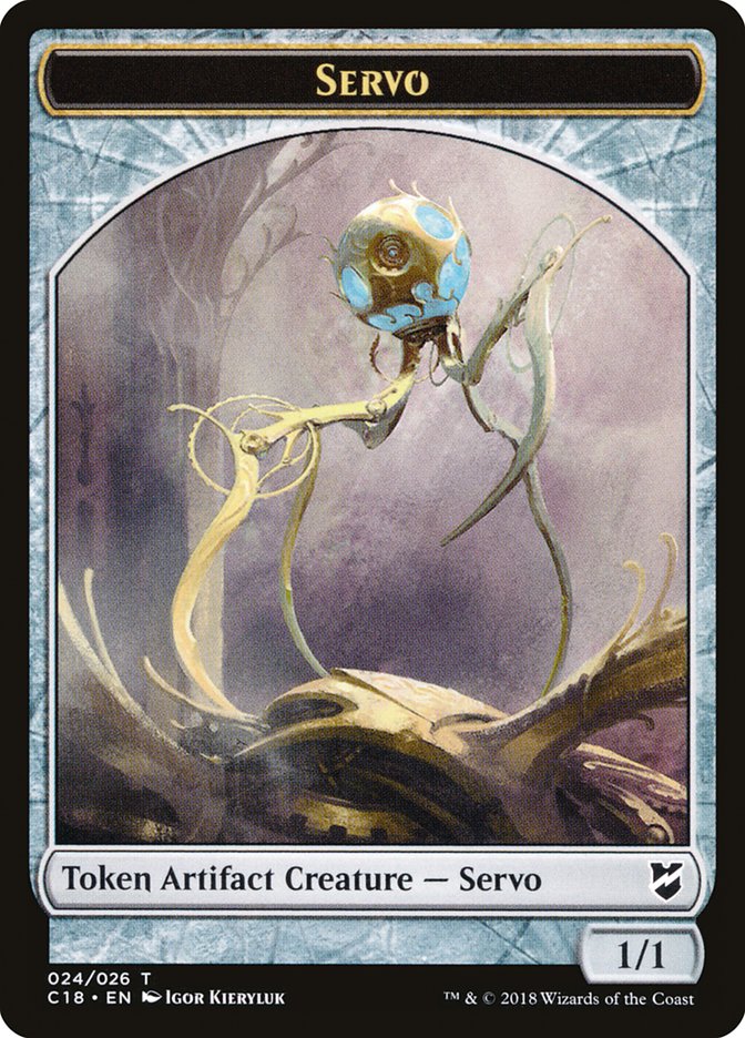 Thopter (025) // Servo Double-Sided Token [Commander 2018 Tokens] | Total Play