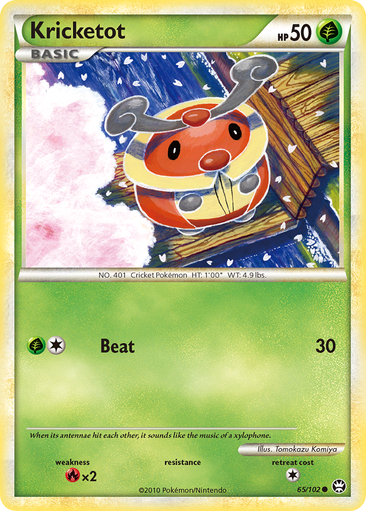 Kricketot (65/102) [HeartGold & SoulSilver: Triumphant] | Total Play