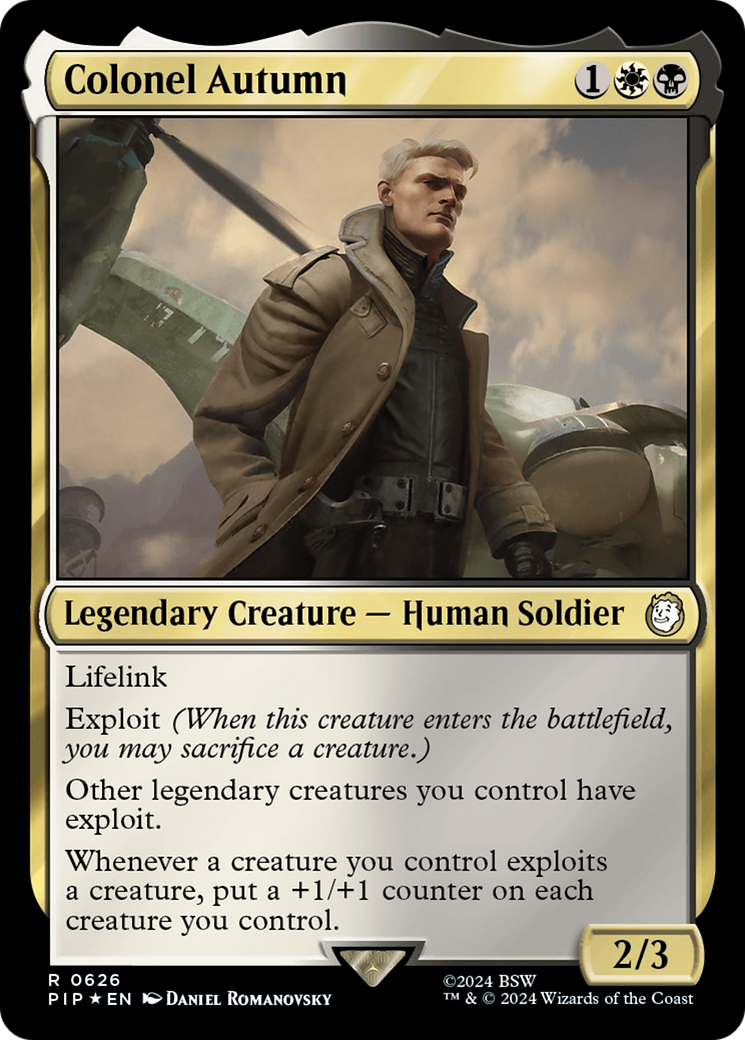 Colonel Autumn (Surge Foil) [Fallout] | Total Play
