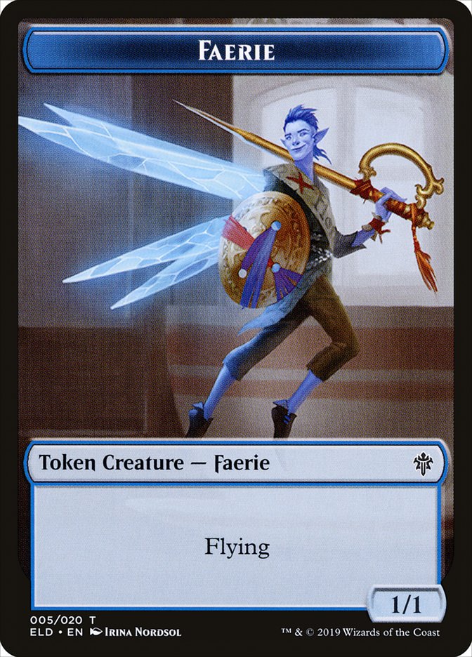 Faerie Token [Throne of Eldraine Tokens] | Total Play