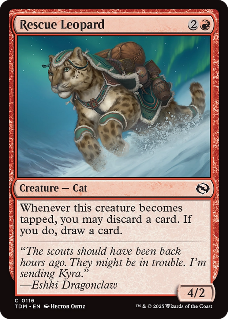 Rescue Leopard [Tarkir: Dragonstorm] | Total Play