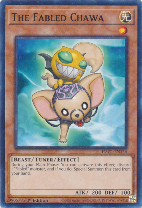 The Fabled Chawa (Duel Terminal) [HAC1-EN136] Common | Total Play