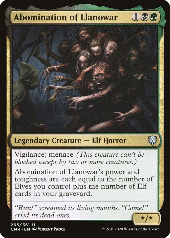 Abomination of Llanowar [Commander Legends] | Total Play