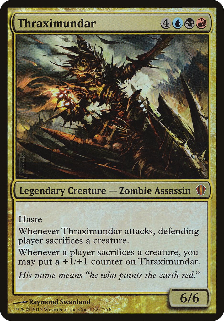 Thraximundar (Oversized) [Commander 2013 Oversized] | Total Play