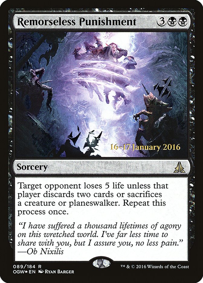 Remorseless Punishment [Oath of the Gatewatch Prerelease Promos] | Total Play