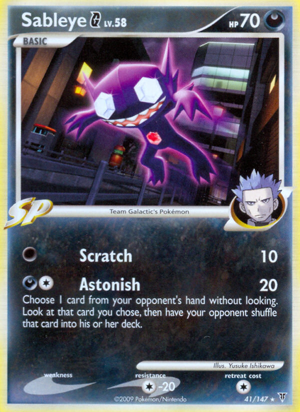 Sableye G (41/147) [Platinum: Supreme Victors] | Total Play