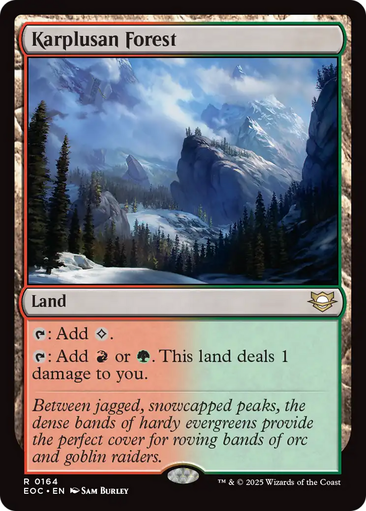 Karplusan Forest [Edge of Eternities Commander] | Total Play