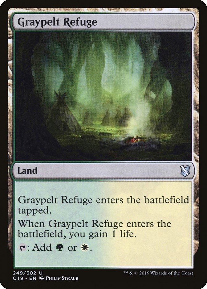 Graypelt Refuge [Commander 2019] | Total Play