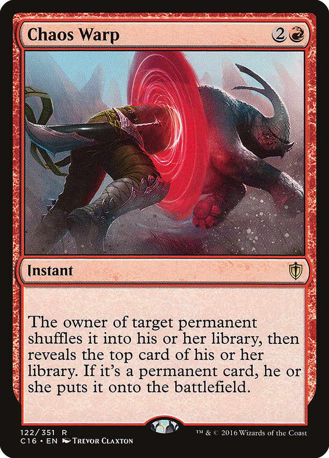 Chaos Warp [Commander 2016] | Total Play
