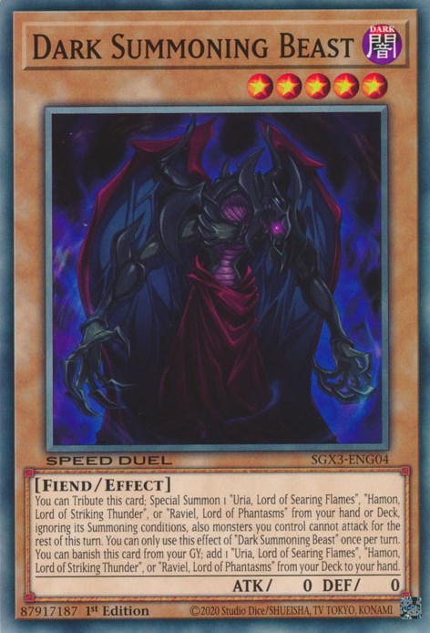 Dark Summoning Beast [SGX3-ENG04] Common | Total Play