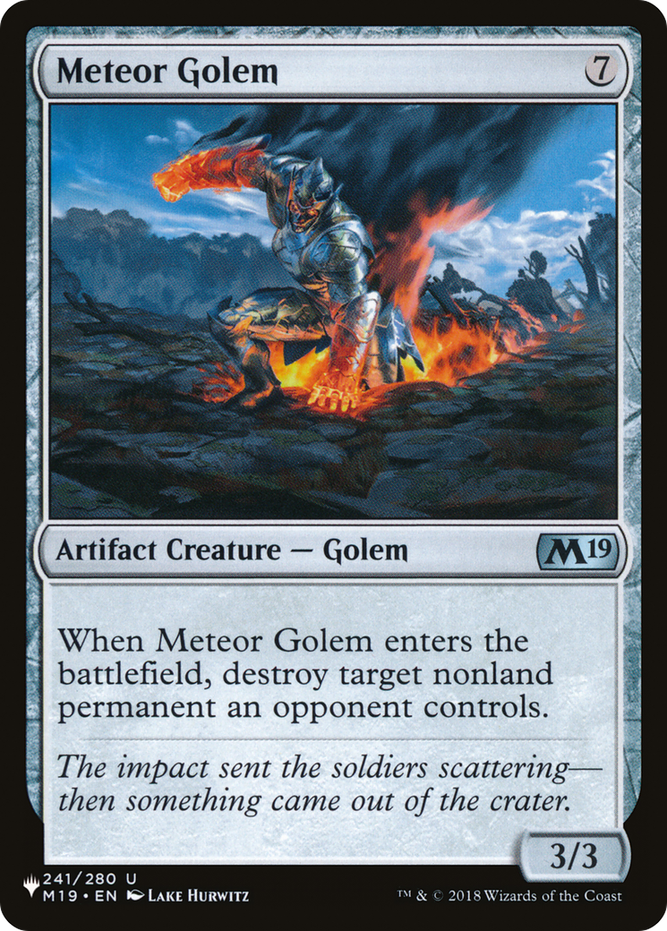 Meteor Golem [Secret Lair: From Cute to Brute] | Total Play