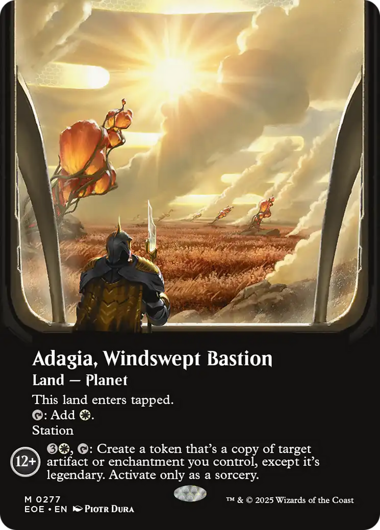 Adagia, Windswept Bastion (Borderless) [Edge of Eternities] | Total Play