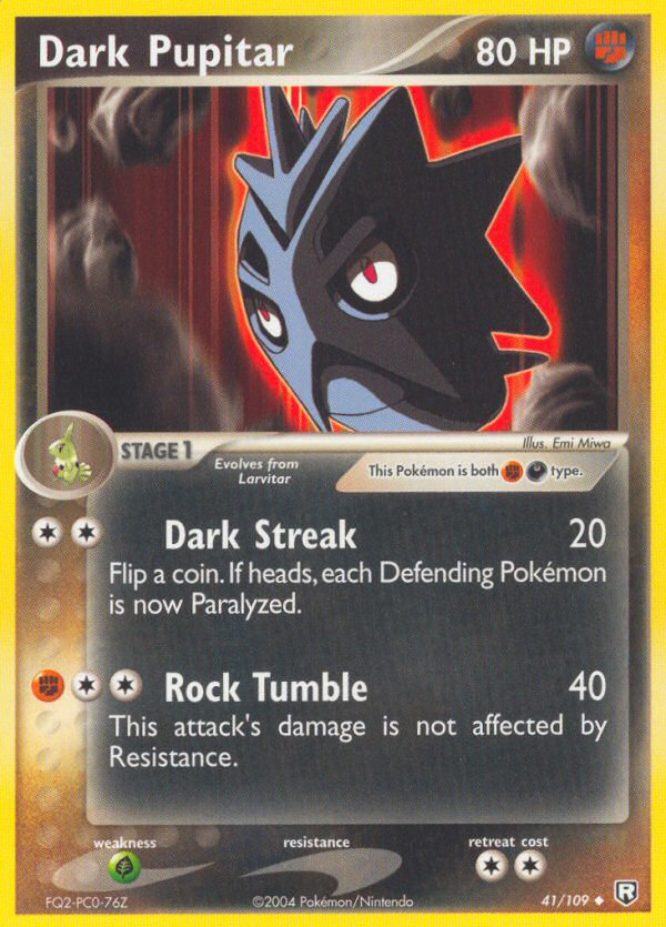 Dark Pupitar (41/109) [EX: Team Rocket Returns] | Total Play