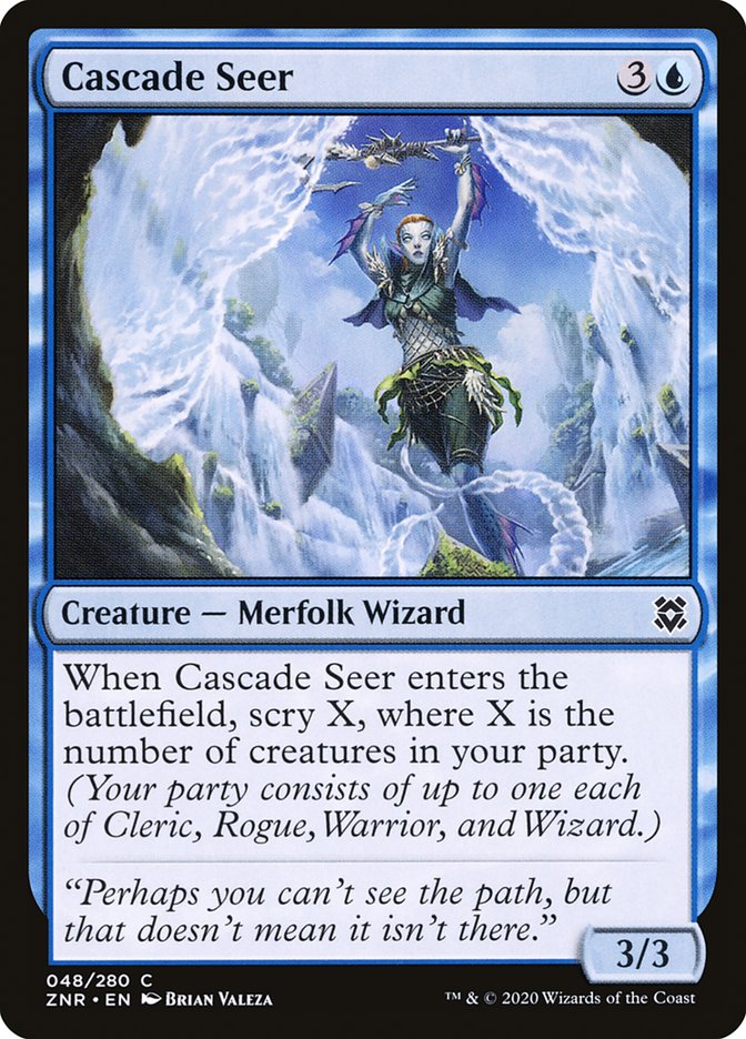 Cascade Seer [Zendikar Rising] | Total Play