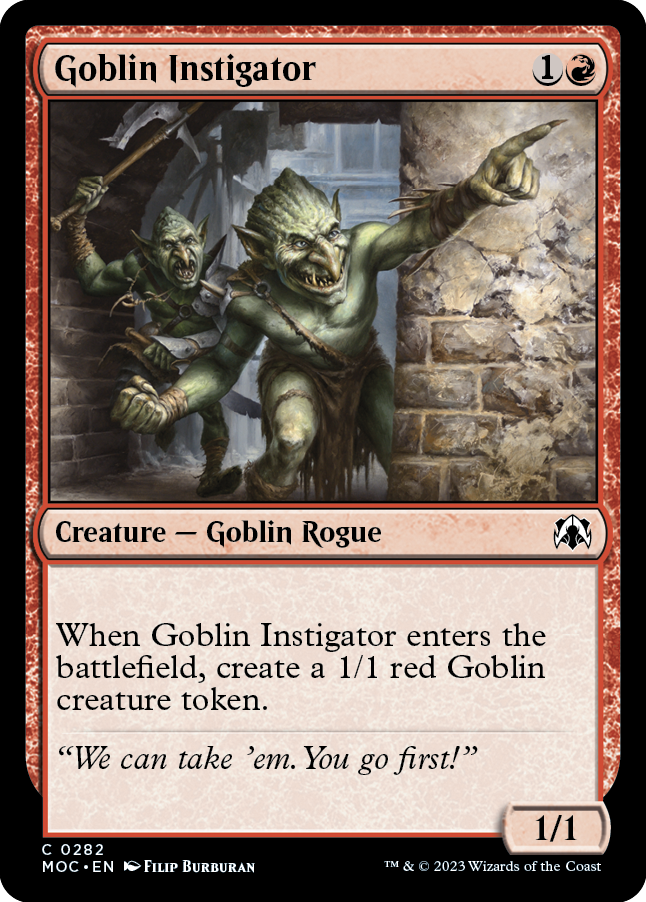 Goblin Instigator [March of the Machine Commander] | Total Play