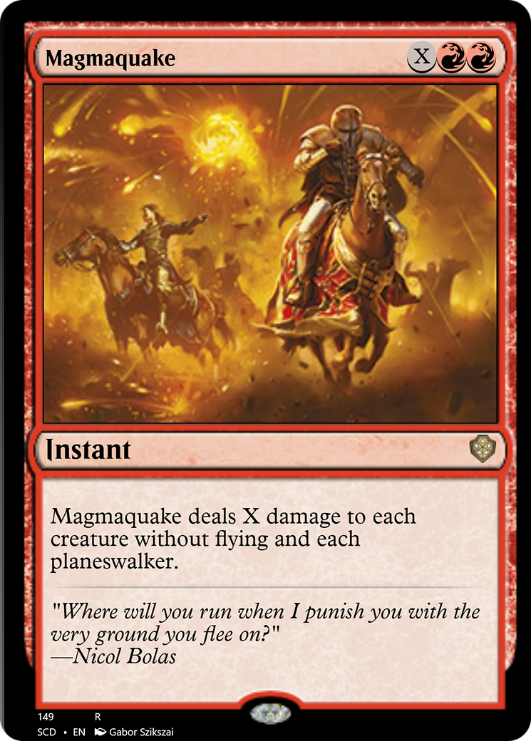 Magmaquake [Starter Commander Decks] | Total Play