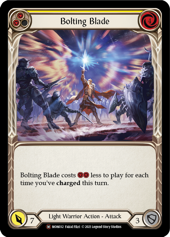 Bolting Blade [U-MON032-RF] (Monarch Unlimited)  Unlimited Rainbow Foil | Total Play