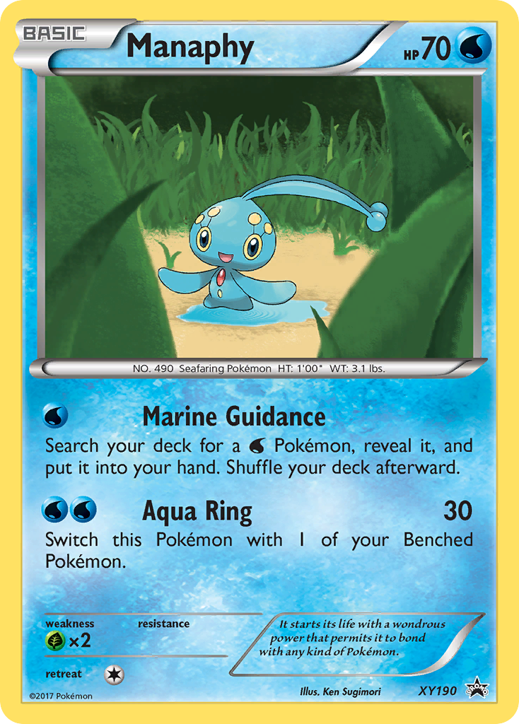 Manaphy (XY190) [XY: Black Star Promos] | Total Play