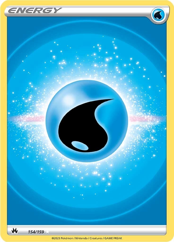 Water Energy (154/159) (Texture Full Art) [Sword & Shield: Crown Zenith] | Total Play