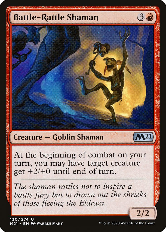 Battle-Rattle Shaman [Core Set 2021] | Total Play