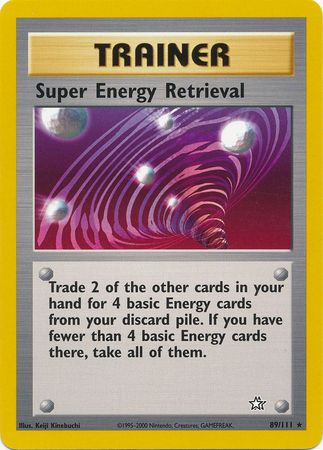 Super Energy Retrieval (89/111) [Neo Genesis Unlimited] | Total Play
