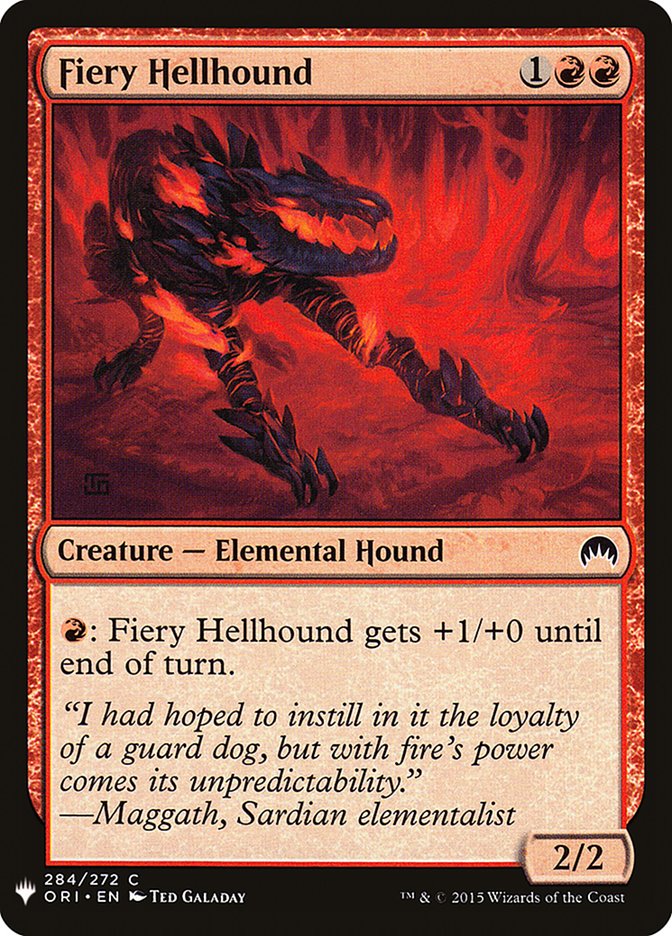 Fiery Hellhound [Mystery Booster] | Total Play