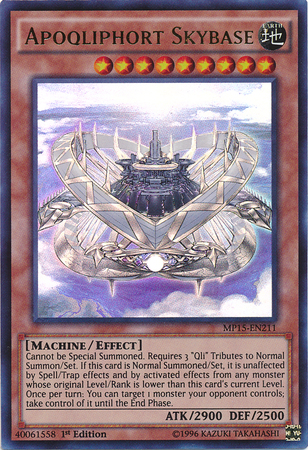 Apoqliphort Skybase [MP15-EN211] Ultra Rare | Total Play