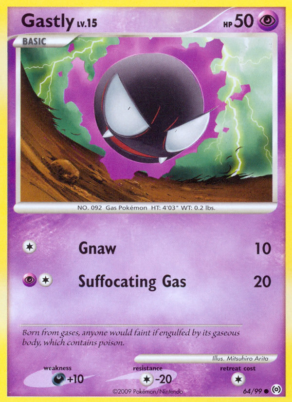 Gastly (64/99) [Platinum: Arceus] | Total Play