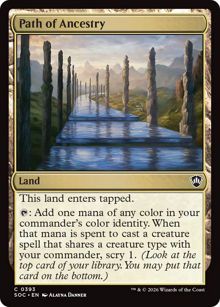 Path of Ancestry [Secrets of Strixhaven Commander] | Total Play