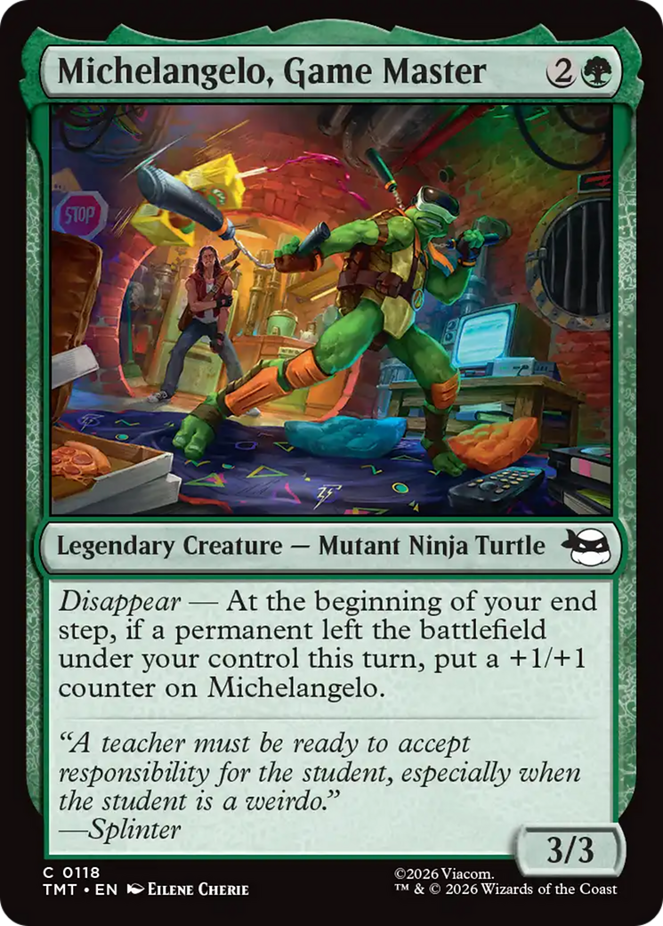 Michelangelo, Game Master [Teenage Mutant Ninja Turtles] | Total Play