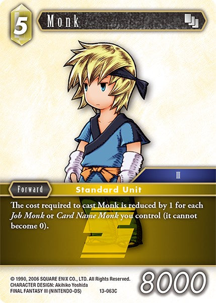 Monk [Opus XIII: Crystal Radiance] | Total Play