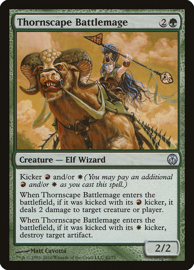 Thornscape Battlemage [Duel Decks: Phyrexia vs. the Coalition] | Total Play