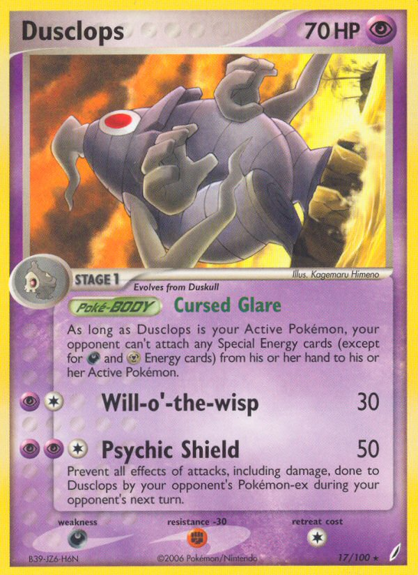 Dusclops (17/100) [EX: Crystal Guardians] | Total Play
