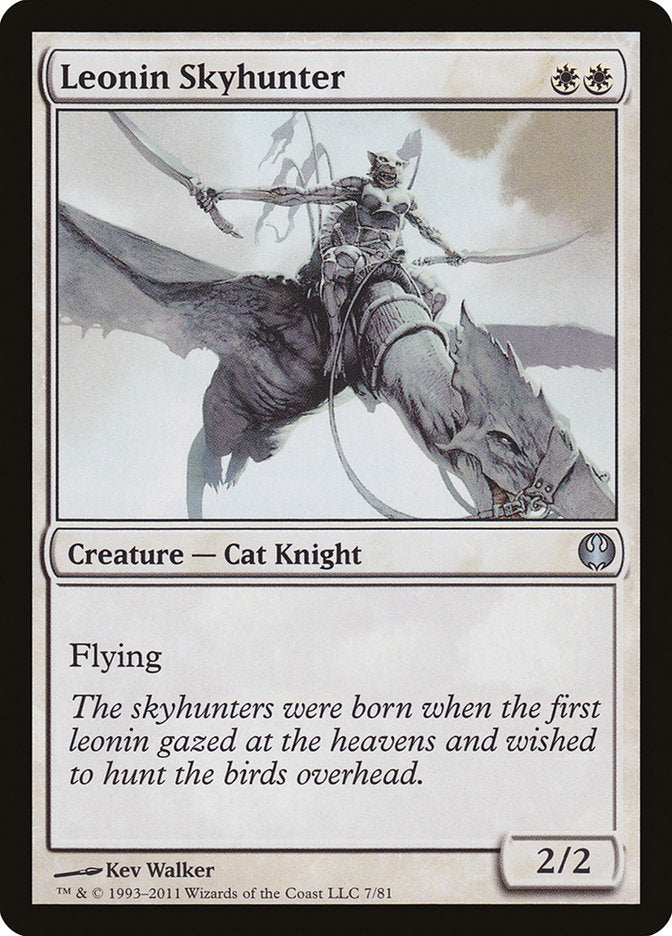 Leonin Skyhunter [Duel Decks: Knights vs. Dragons] | Total Play