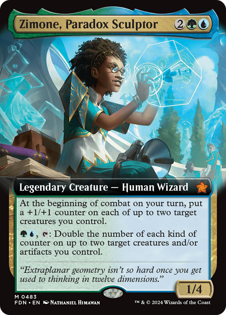 Zimone, Paradox Sculptor (Extended Art) [Foundations] | Total Play