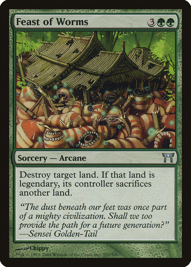 Feast of Worms [Champions of Kamigawa] | Total Play