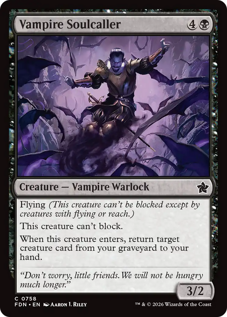 Vampire Soulcaller (0758) [Foundations] | Total Play
