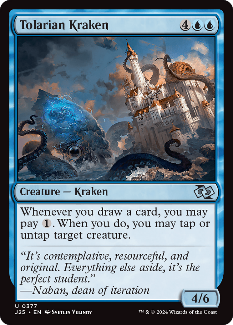 Tolarian Kraken [Foundations Jumpstart] | Total Play