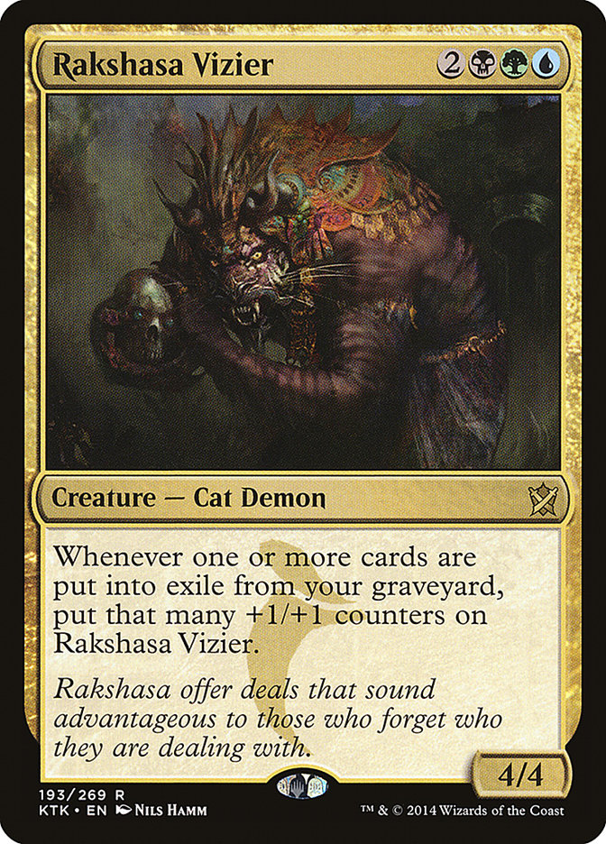 Rakshasa Vizier [Khans of Tarkir] | Total Play