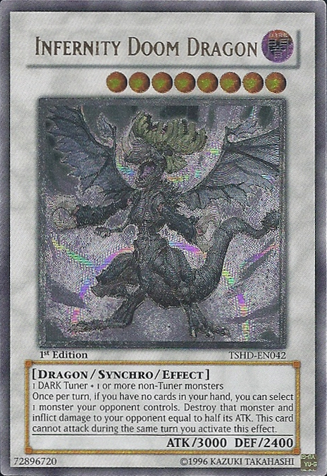 Infernity Doom Dragon [TSHD-EN042] Ultimate Rare | Total Play