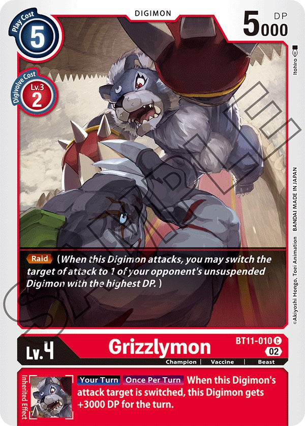 Grizzlymon [BT11-010] [Dimensional Phase] | Total Play