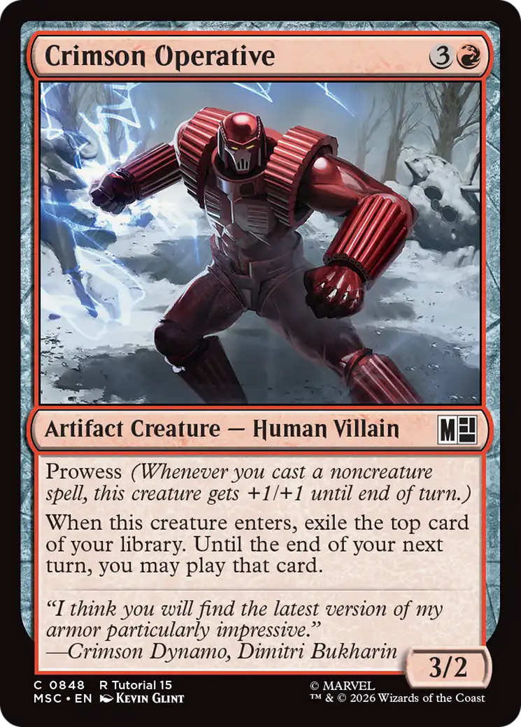 Crimson Operative [Marvel Super Heroes Commander] | Total Play