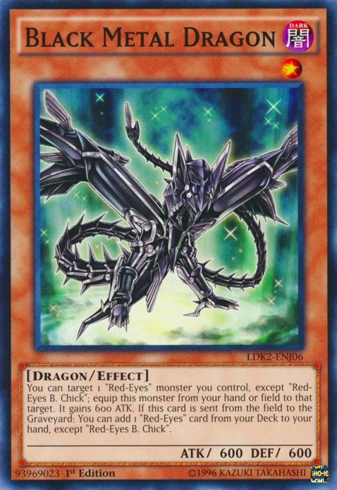 Black Metal Dragon [LDK2-ENJ06] Common | Total Play