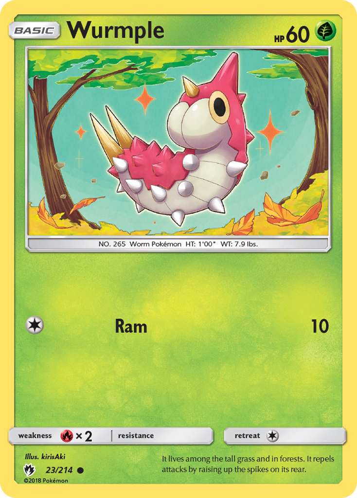 Wurmple (23/214) [Sun & Moon: Lost Thunder] | Total Play