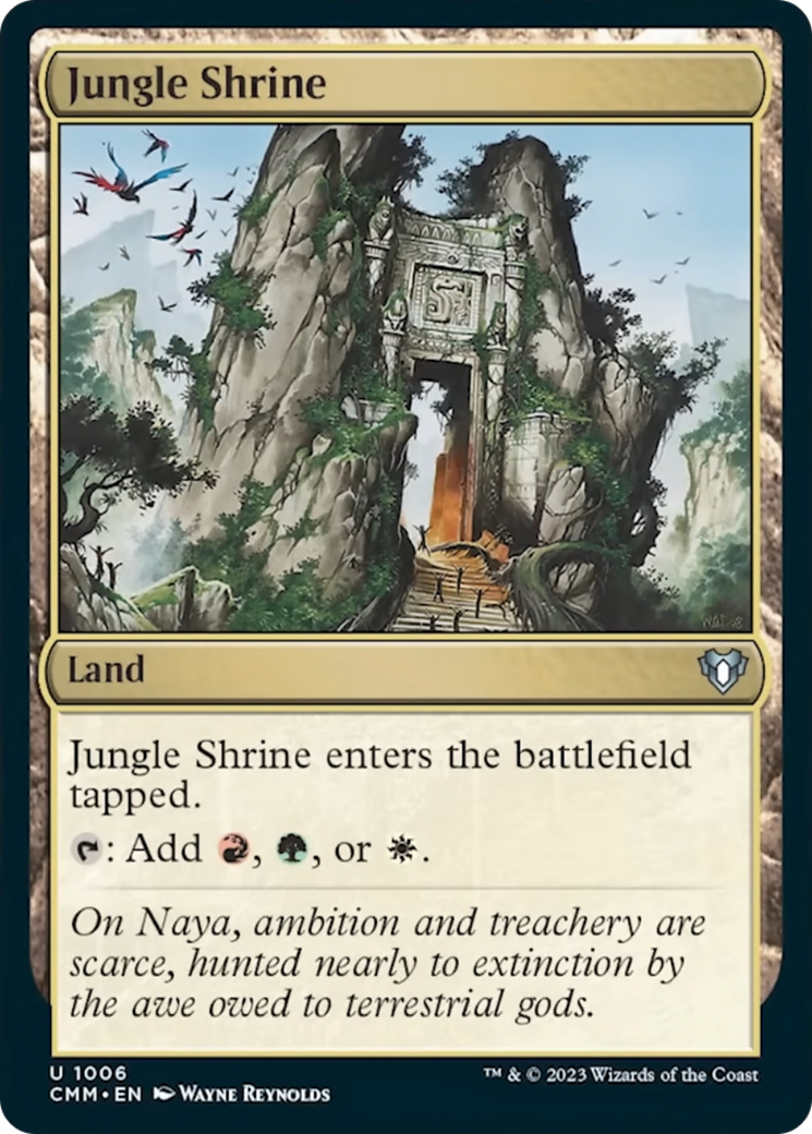 Jungle Shrine [Commander Masters] | Total Play