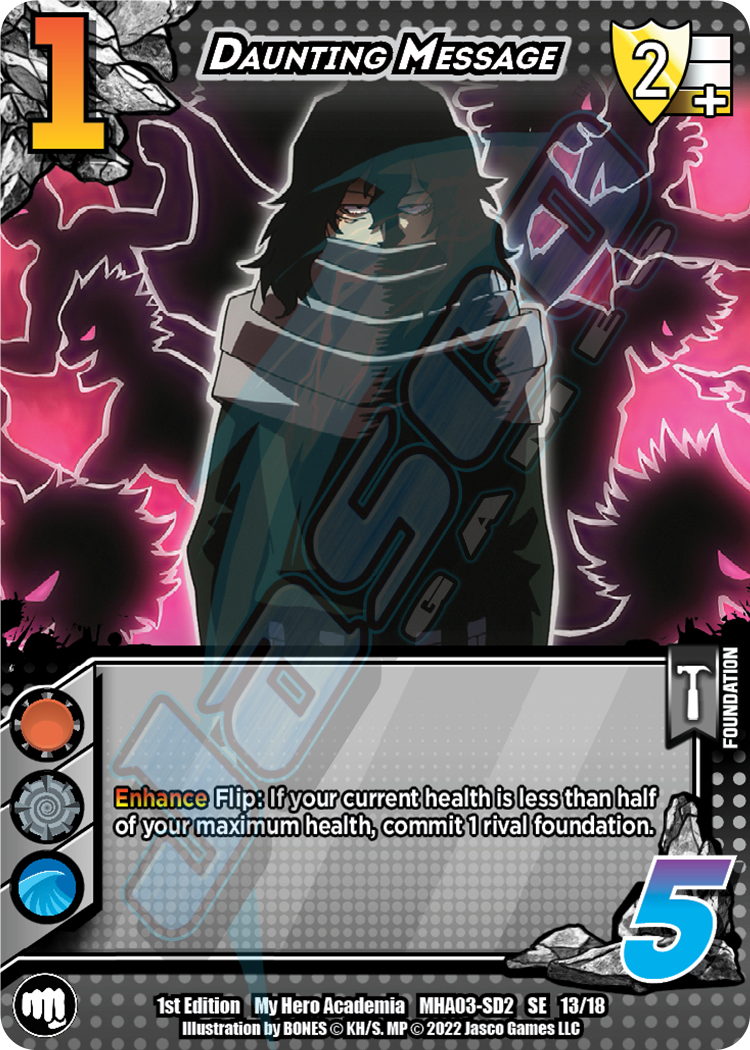 Daunting Message [Eraser Head Clash Deck] | Total Play