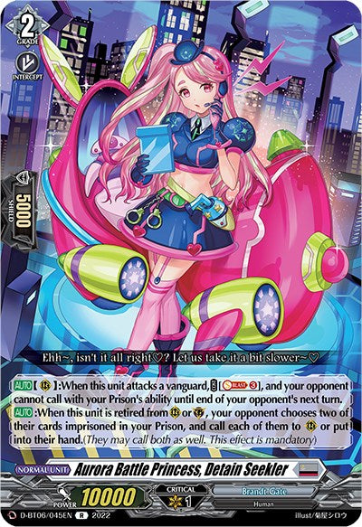 Aurora Battle Princess, Detain Seekler (D-BT06/045EN) [Blazing Dragon Reborn] | Total Play